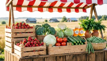 На Кубани работают около 60 ярмарок выходного дня с местной продукцией