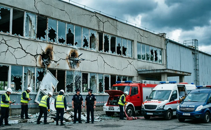 В Армавире и Краснодаре зафиксированы попадания БПЛА, ранены люди
