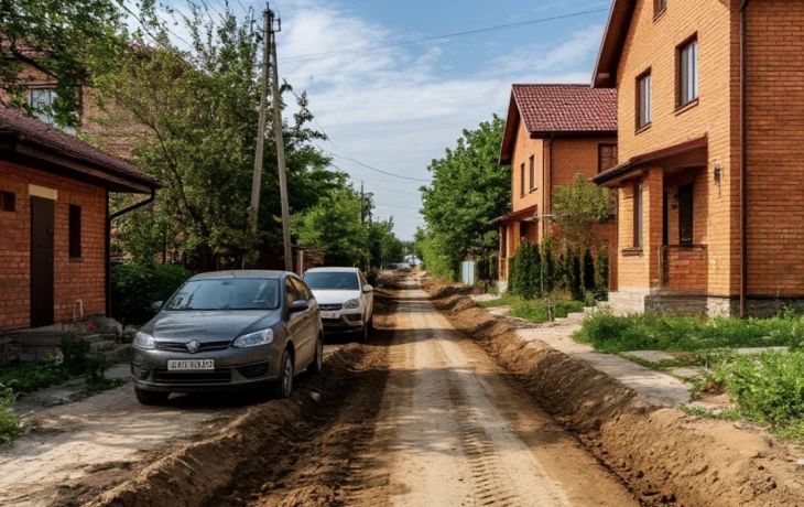 Реконструкция улицы Есенина в Краснодаре завершится к концу года