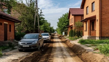 Реконструкция улицы Есенина в Краснодаре завершится к концу года