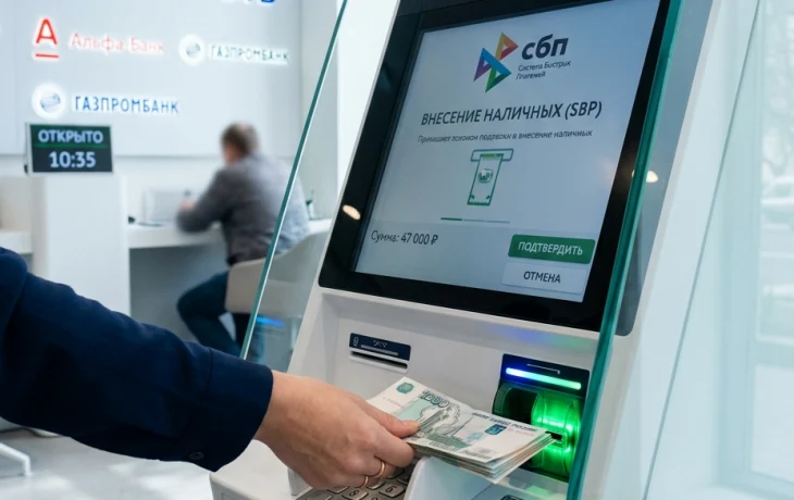 Пополнение счетов наличными через СБП станет доступно в банкоматах любого банка